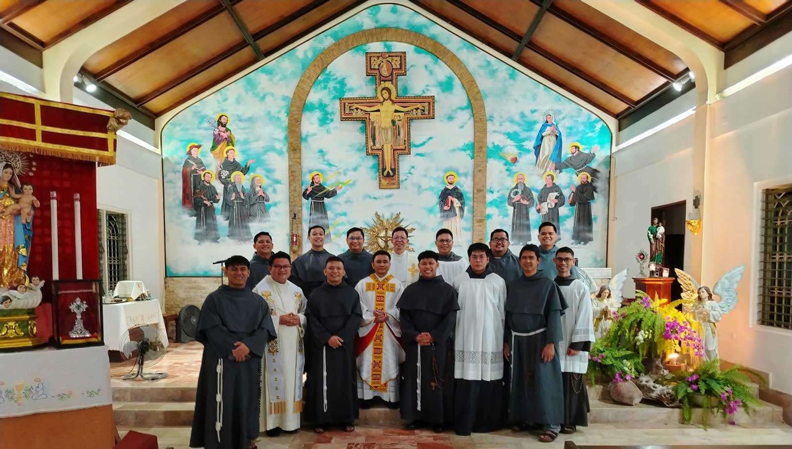 Student Friars Renew Vows on the Solemnity of St. Joseph, Spouse of the Blessed Virgin Mary