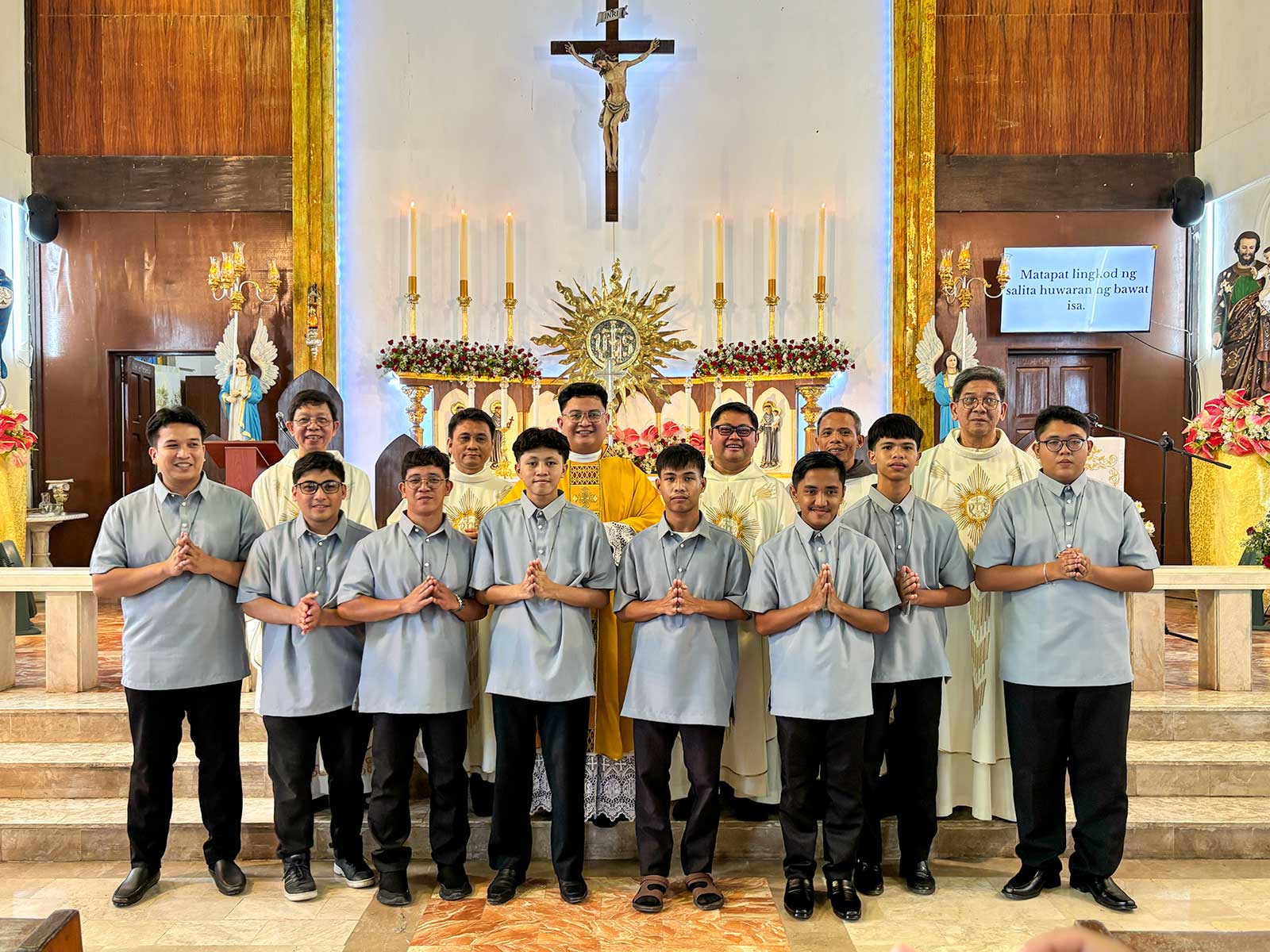 8 Young Men Accepted into Postulancy During Feast of St. Anthony of Padua